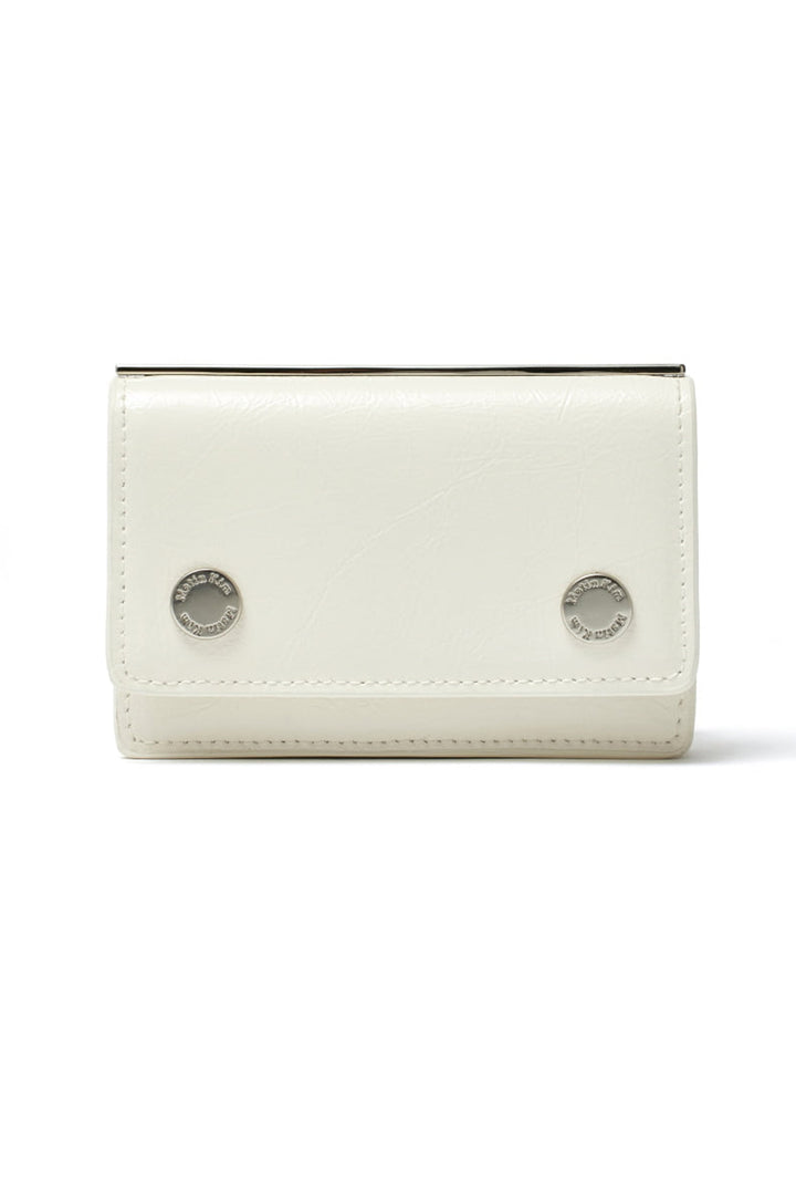 Matin Kim Pocketpack Accordion Wallet — Ivory