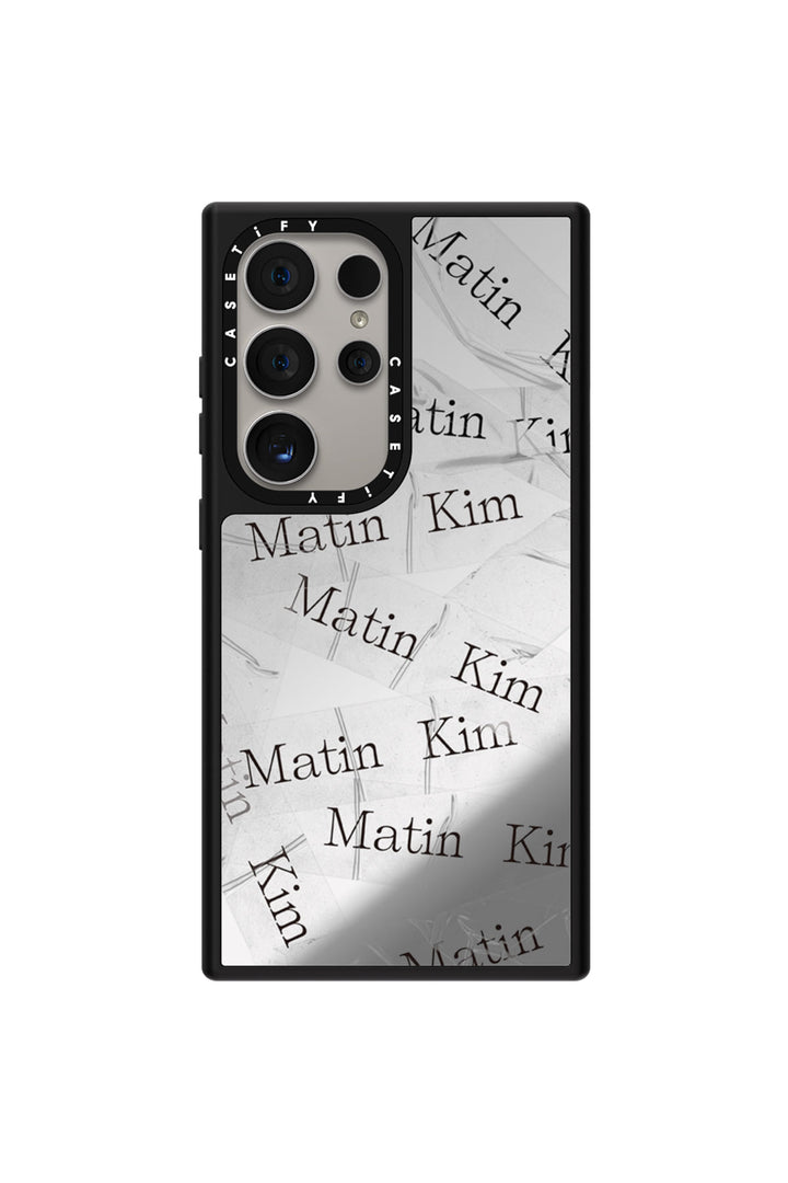Matin Kim x Casetify Tape Case — Silver