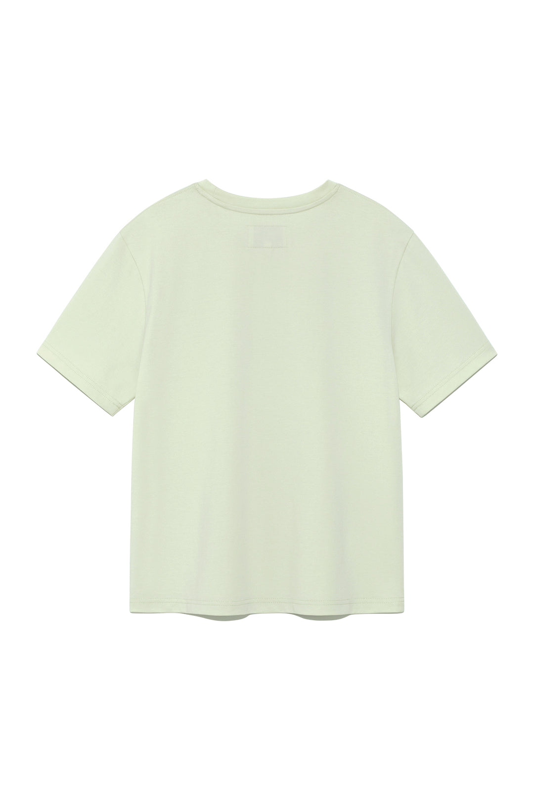 Matin Kim Logo Point Lettering Graphic Top — Green