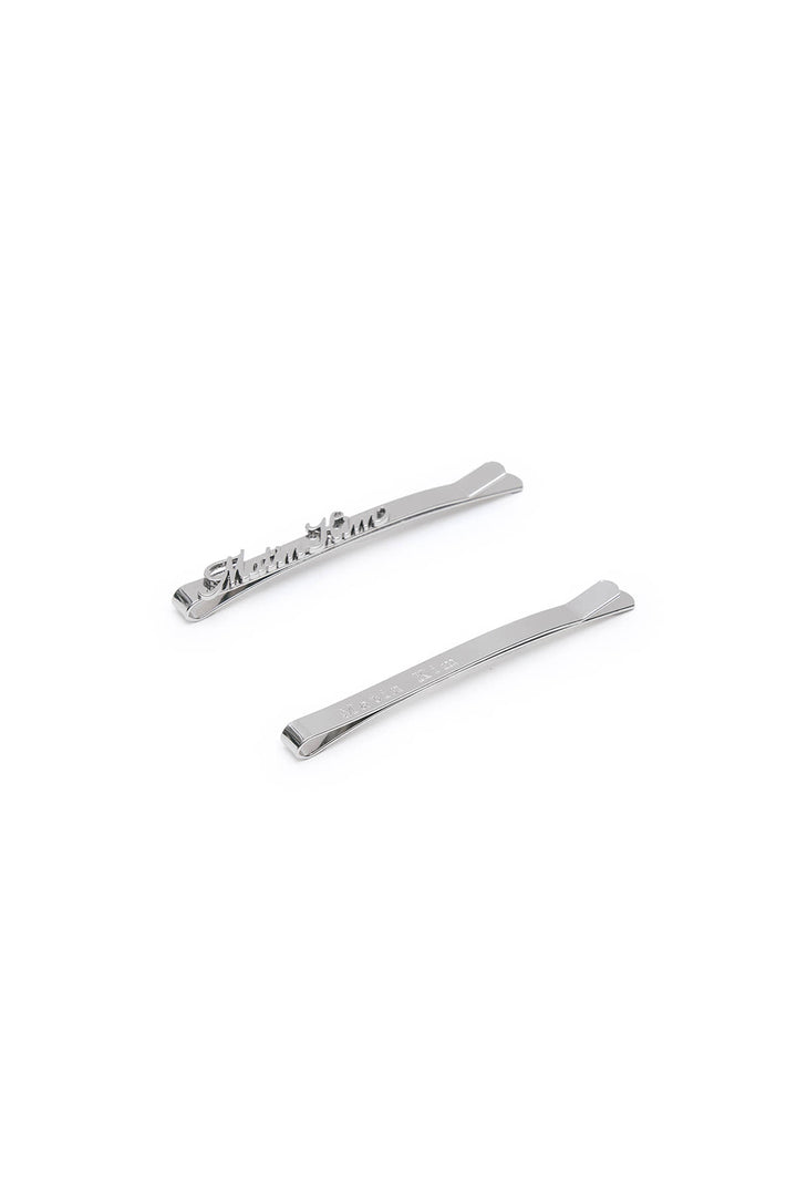 Matin Kim Logo Bobby Pin Set — Silver