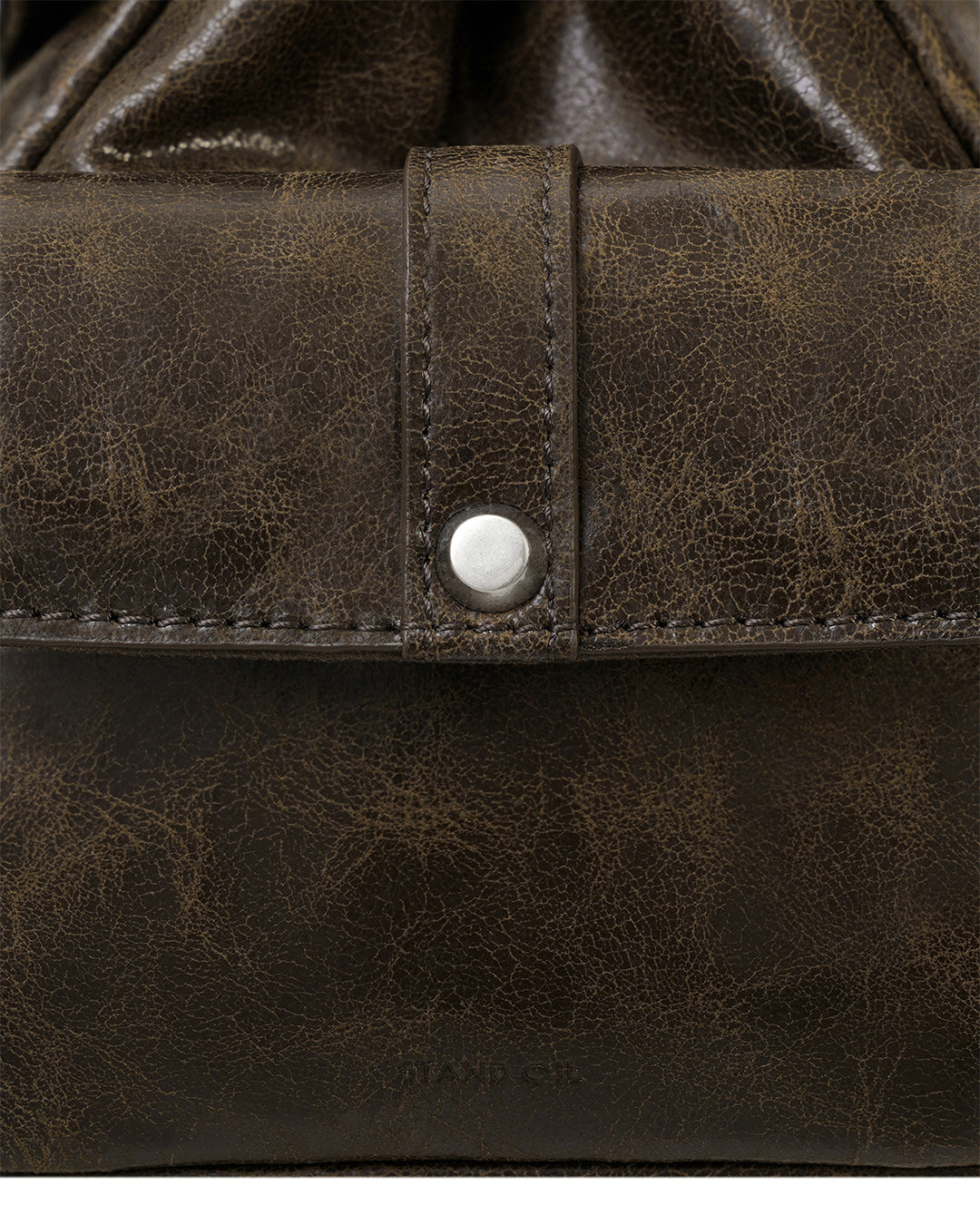 Stand Oil Beni Bag — Vintage Nubuck Crossbody — Brown