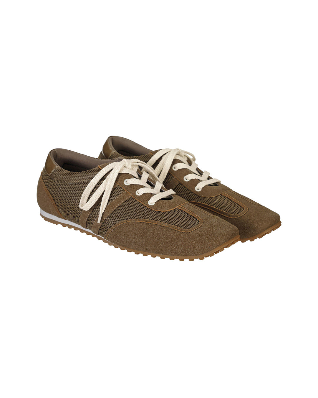 Stand Oil Morrow Square Sneakers — Brown