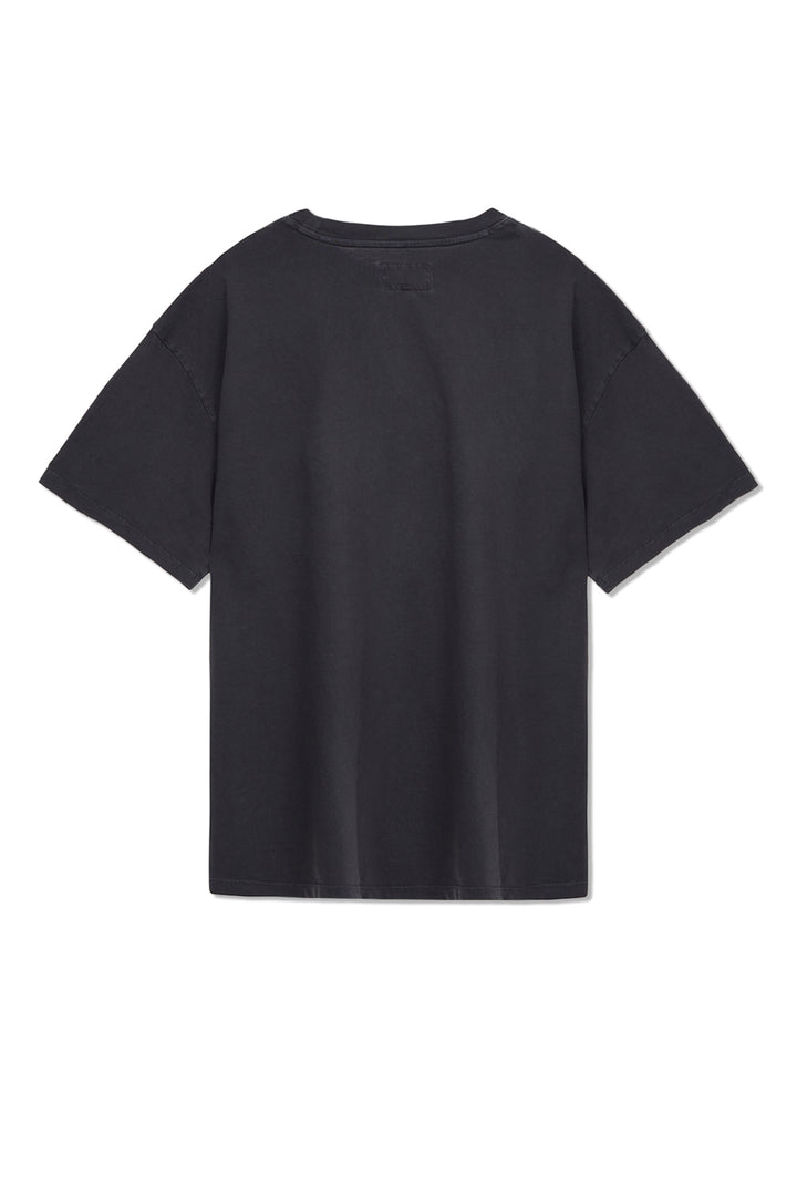 Matin Kim Pigment Logo Top in Dark — Gray