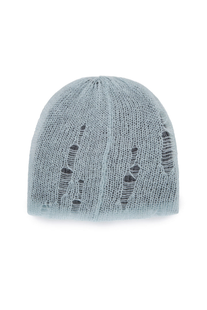 Matin Kim Vintage Layer Knit Beanie — Light Blue