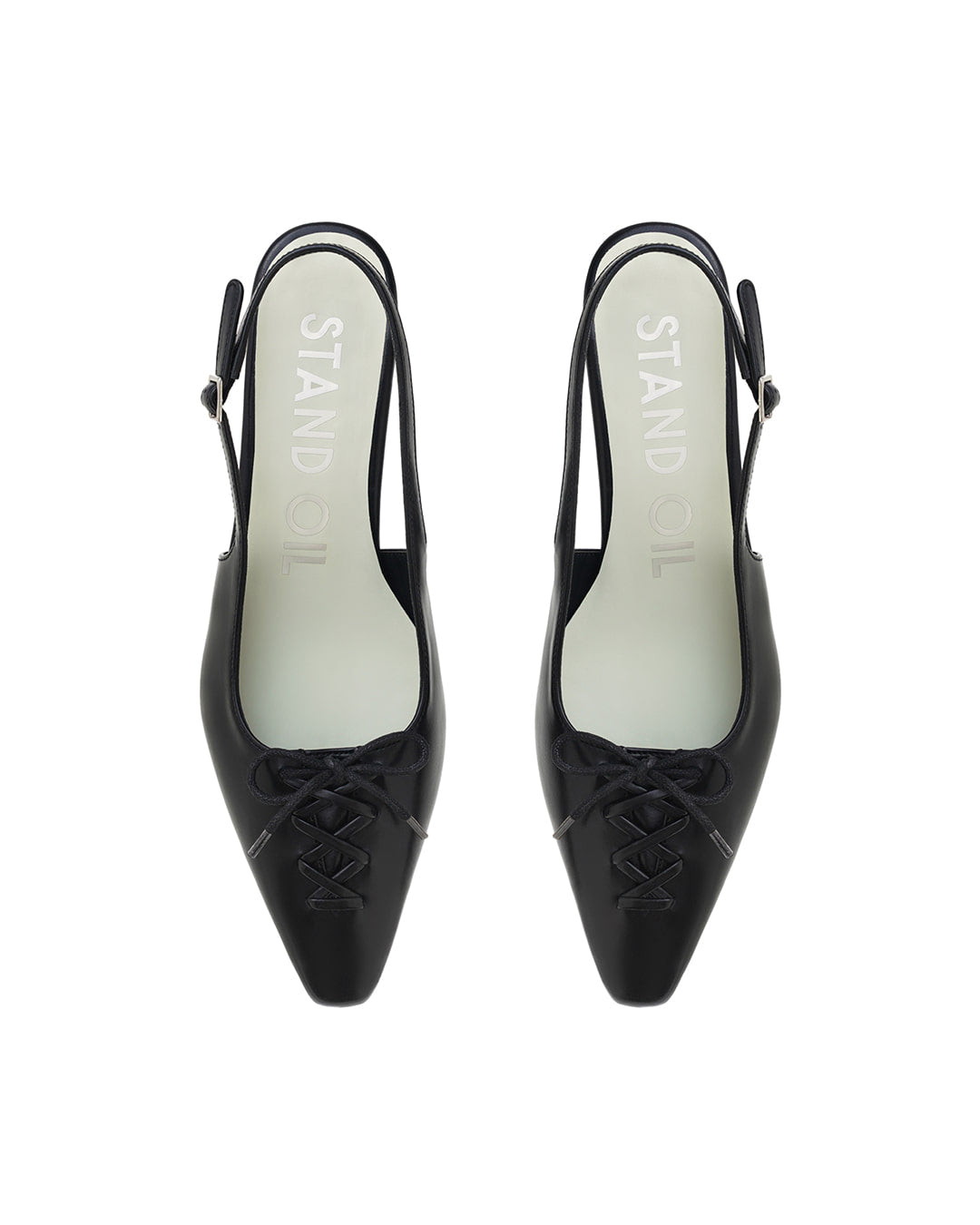 Stand Oil Rosie Slingbacks — Black
