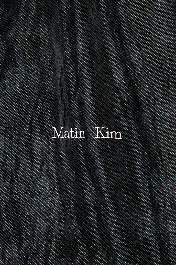 Matin Kim Stitch Point High Neck Jumper — Black