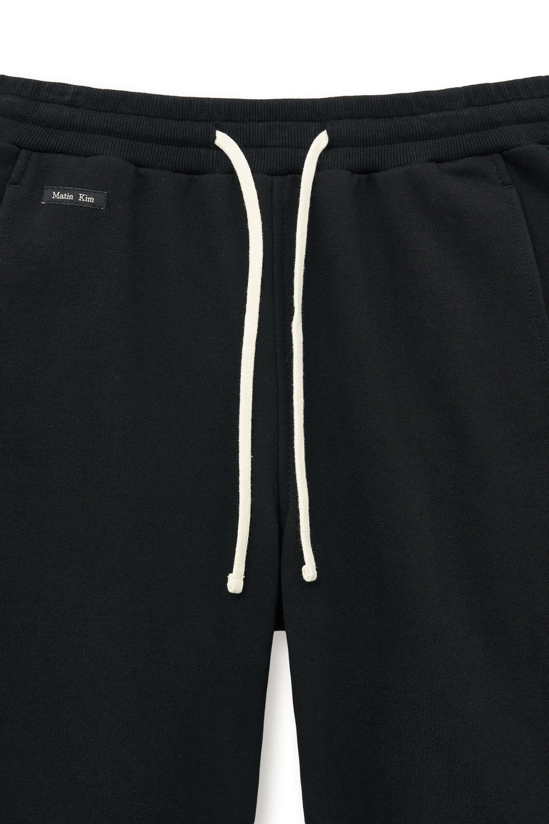 Matin Kim Boots Cut Slim Cargo Sweatpants — Black
