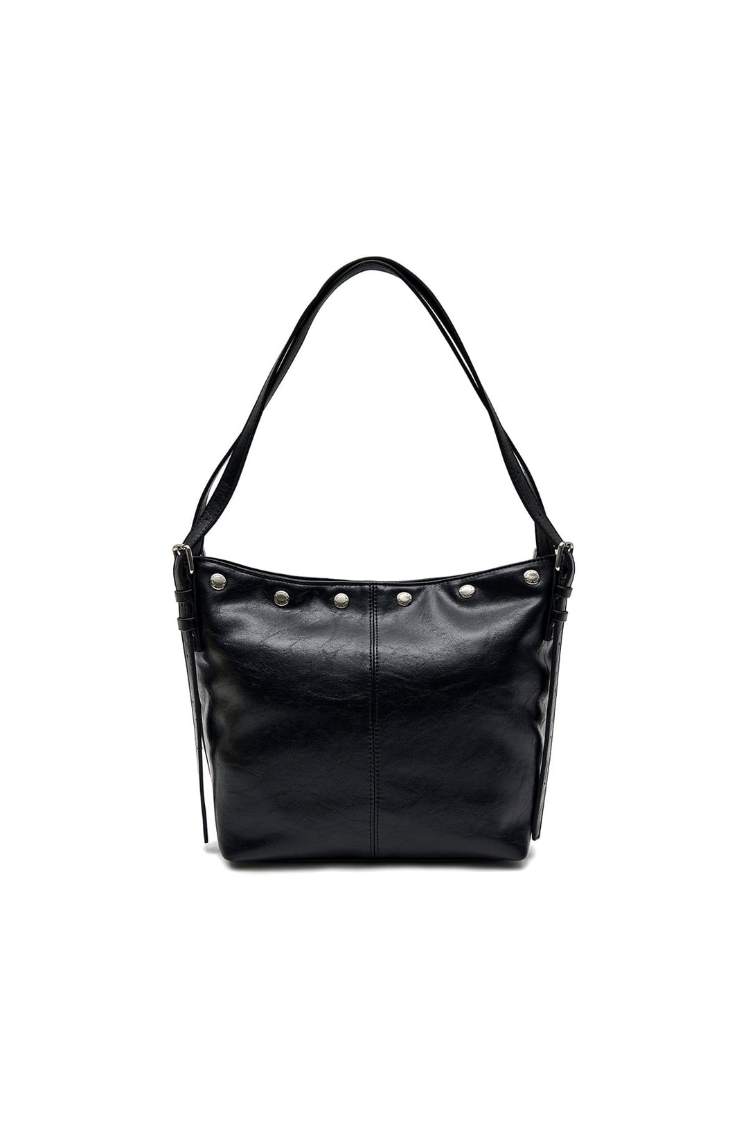 Matin Kim Stud Point Small Shoulder Bag — Black