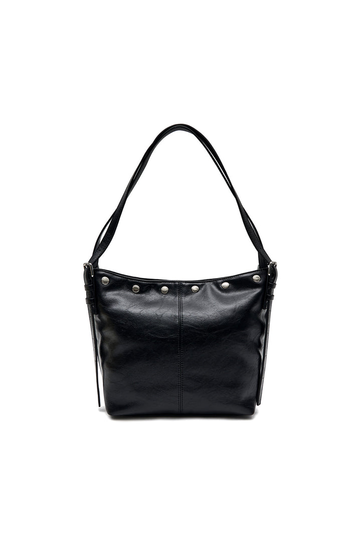 Matin Kim Stud Point Small Shoulder Bag — Black