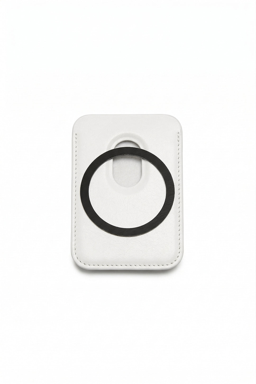 Matin Kim Magnetic Card Wallet — Ivory