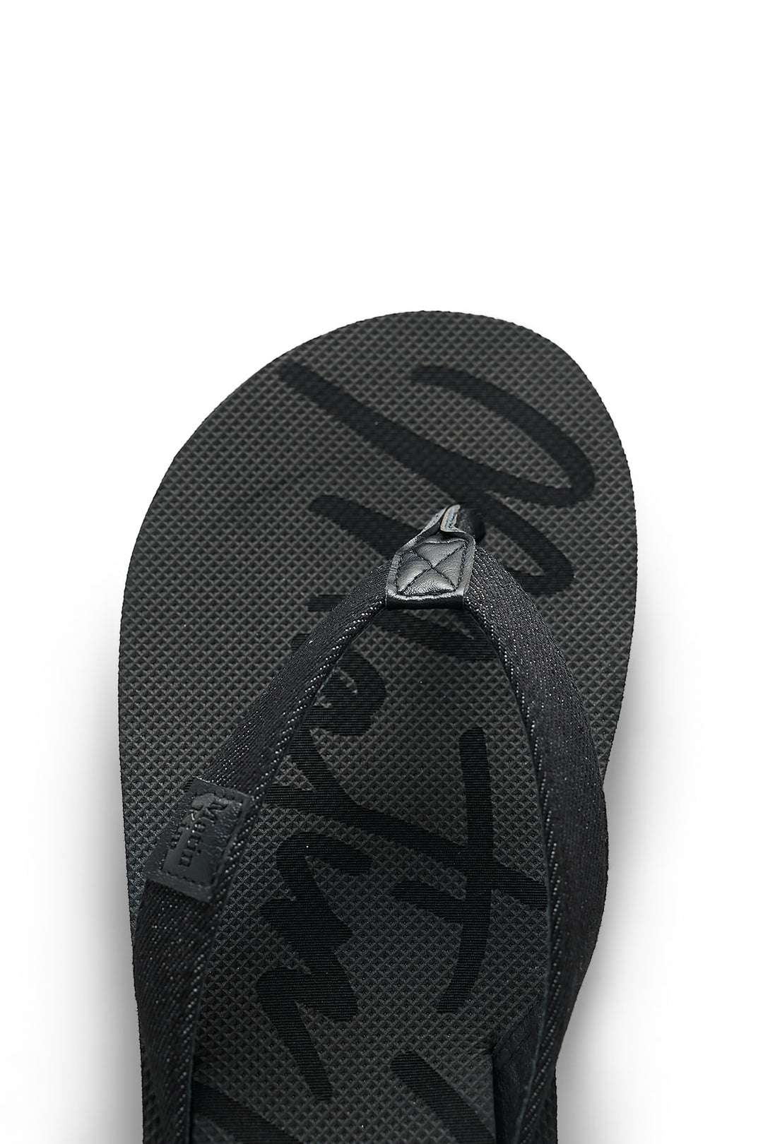Matin Kim Denim Loop Flip Flop — Black