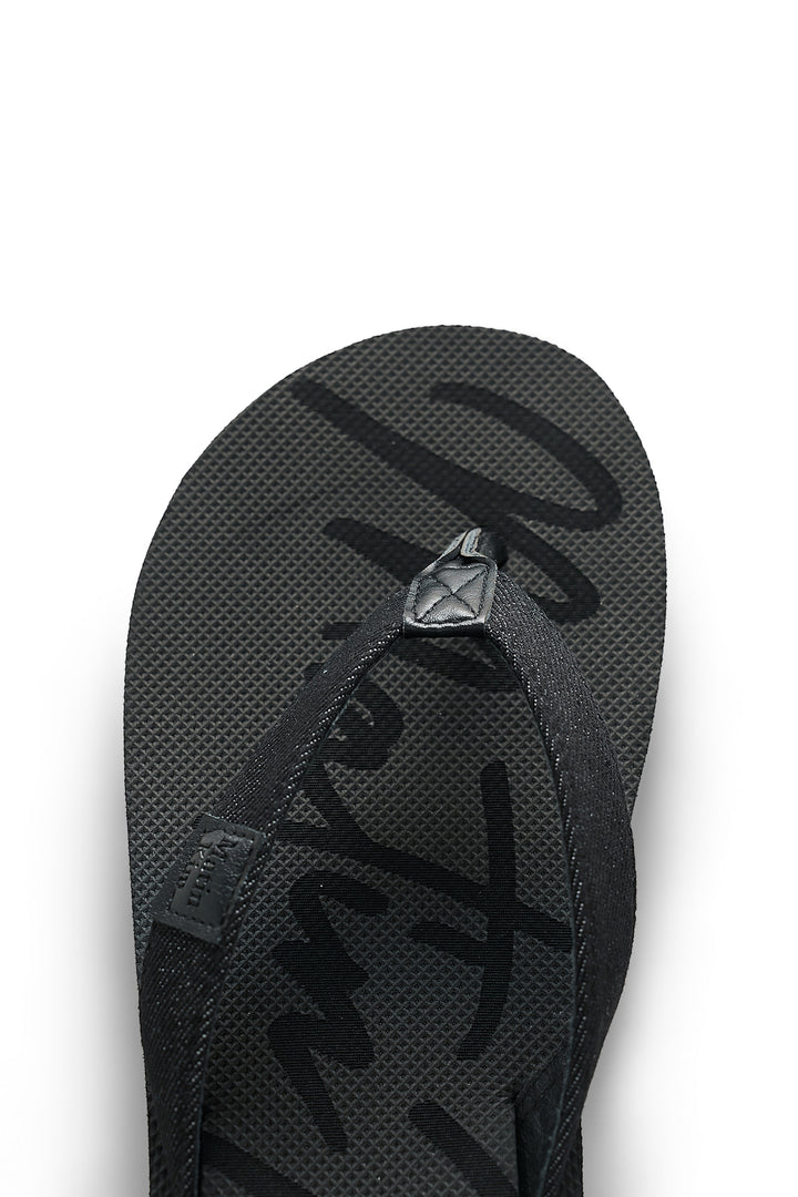 Matin Kim Denim Loop Flip Flop — Black