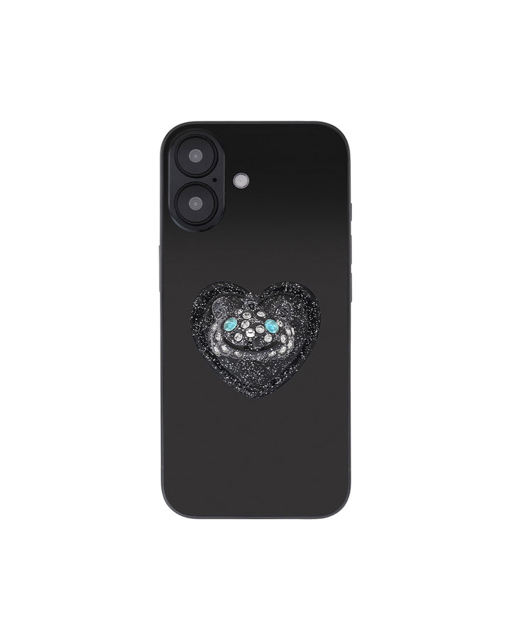 Stand Oil Princess Bear Grip Ring — Glitter Black