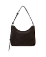 Stand Oil Seine Bag — Twisted Nubuck Crossbody — Maroon