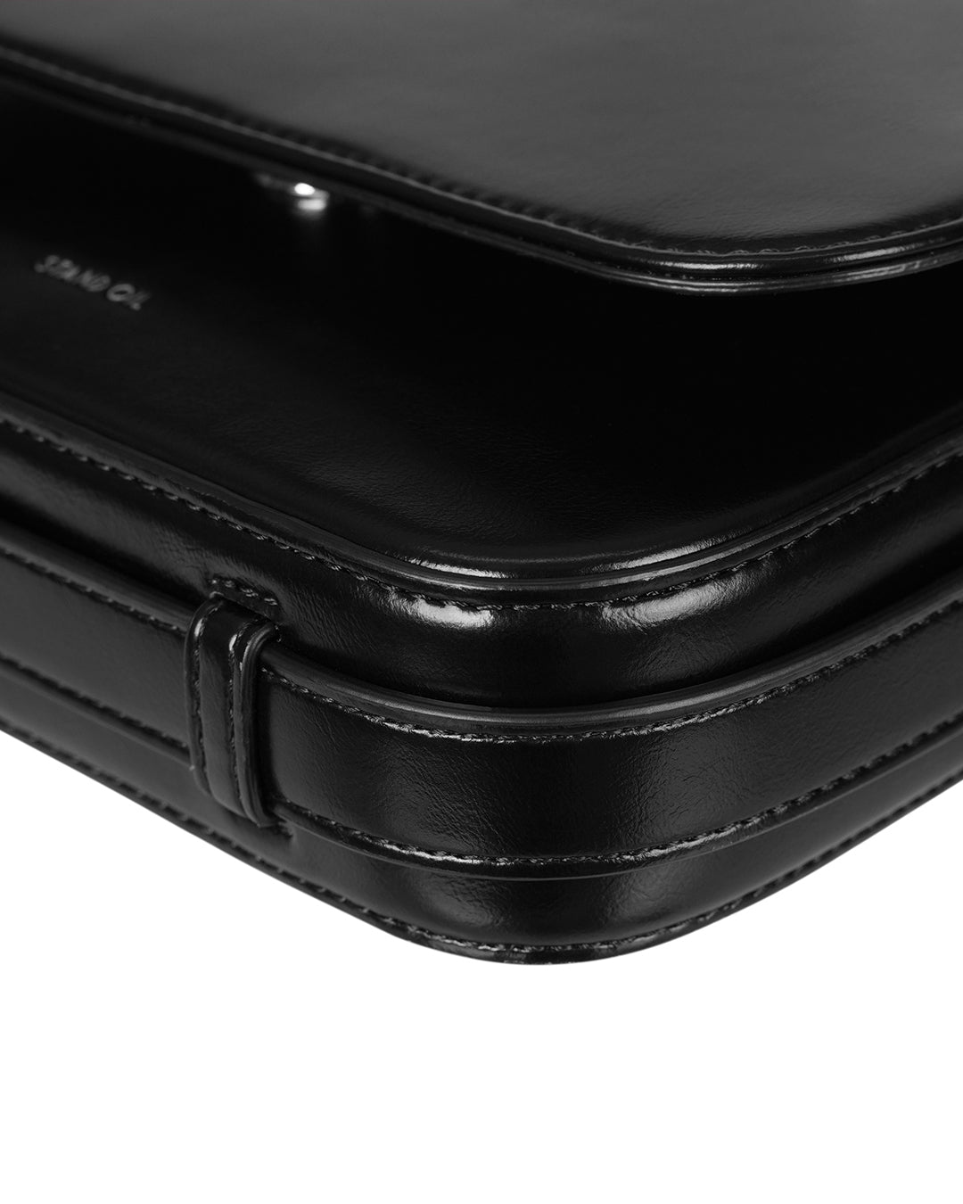 Stand Oil Riddle Bag — Minimal Crossbody — Black
