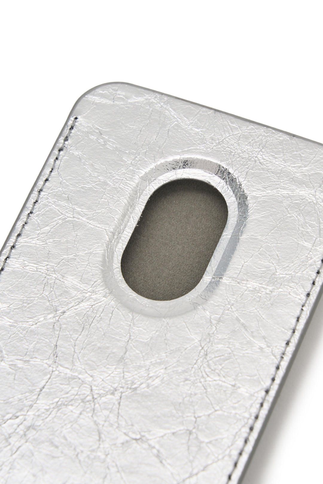 Matin Kim Magnetic Card Wallet — Silver