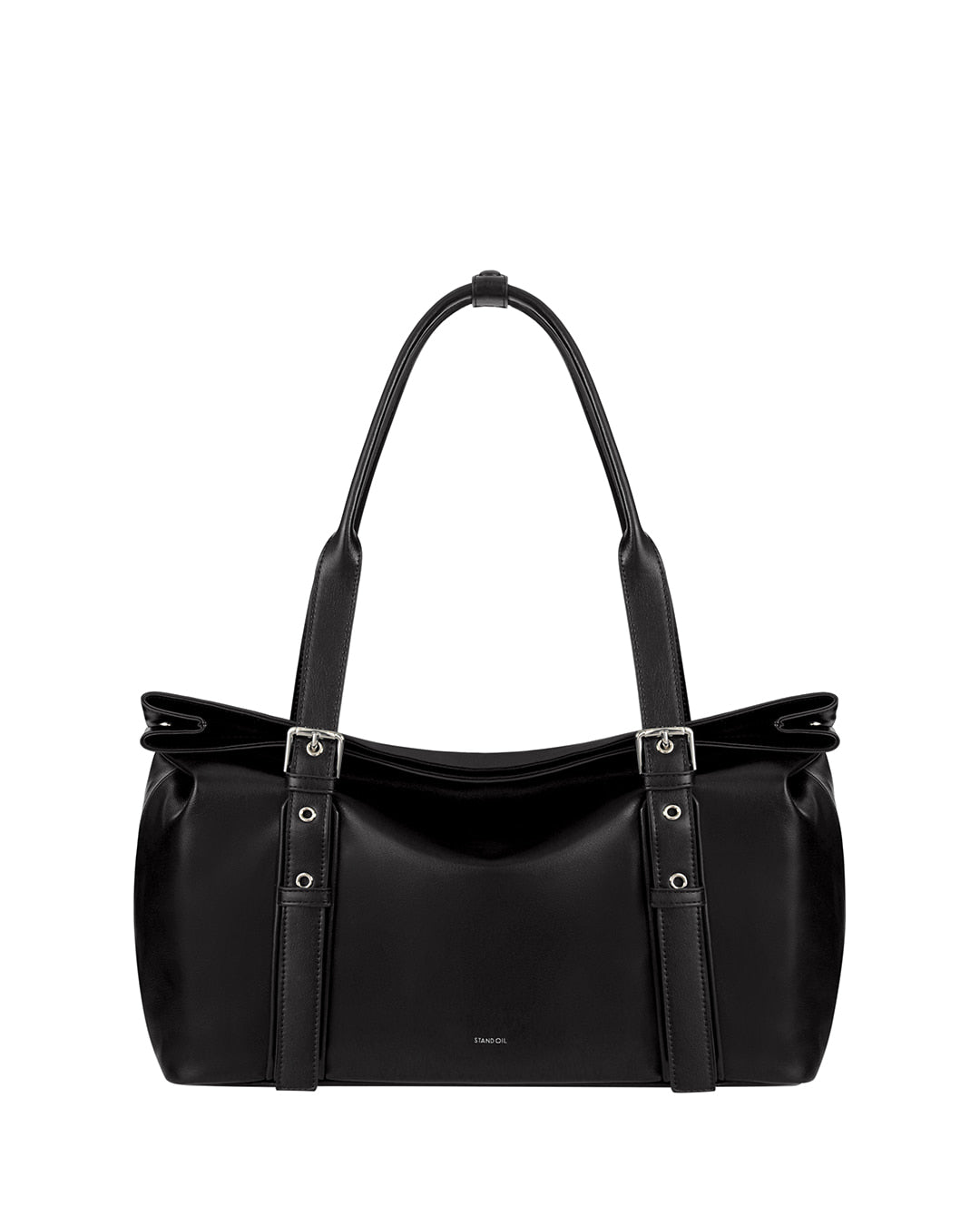 Stand Oil Velow Bag — Sculptural Crossbody — Black