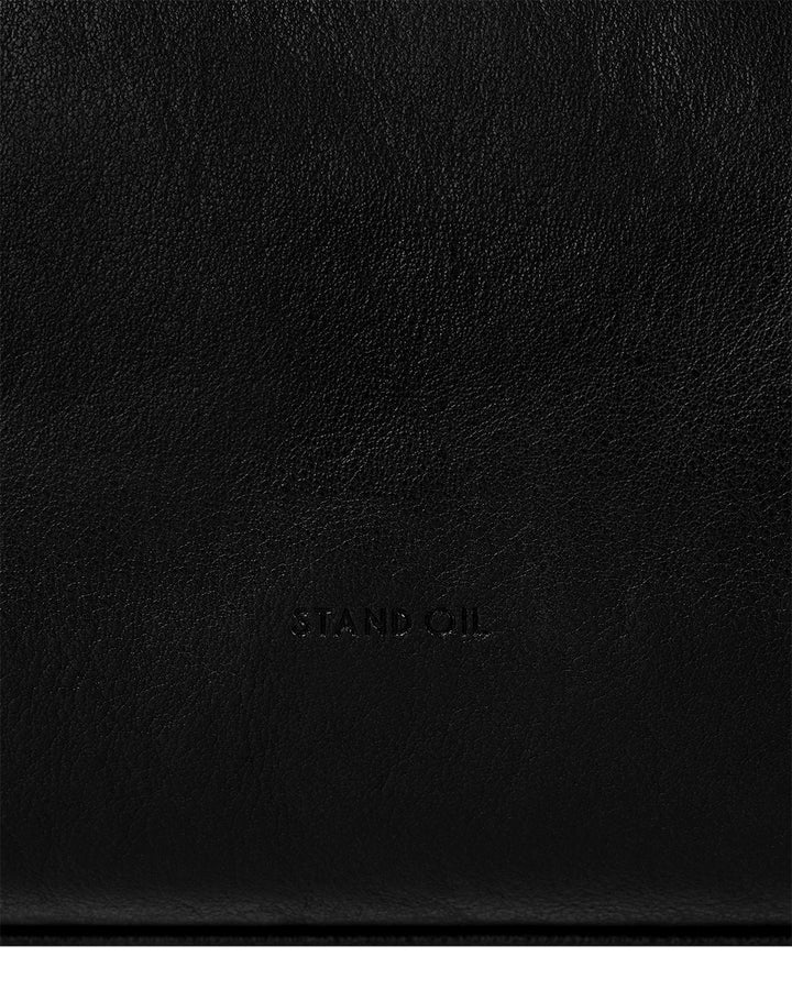 Stand Oil Zuni Bag — Washed Leather Crossbody — Black