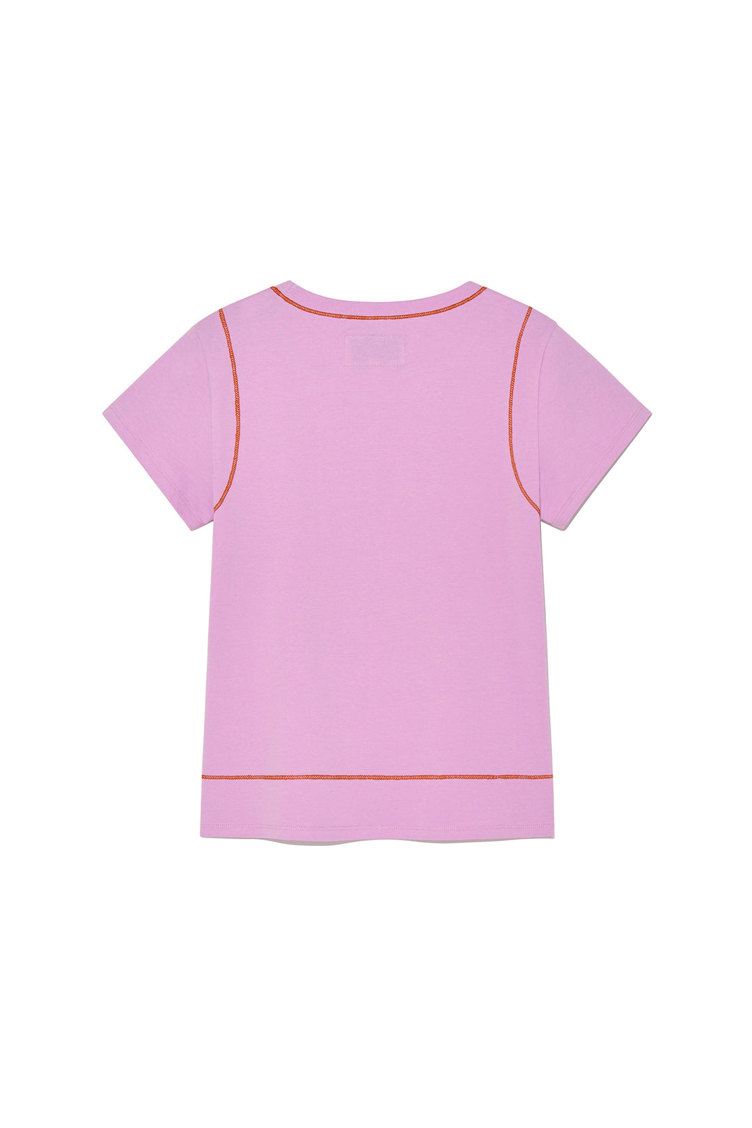 Matin Kim Stitch Point Small Logo Top — Pink