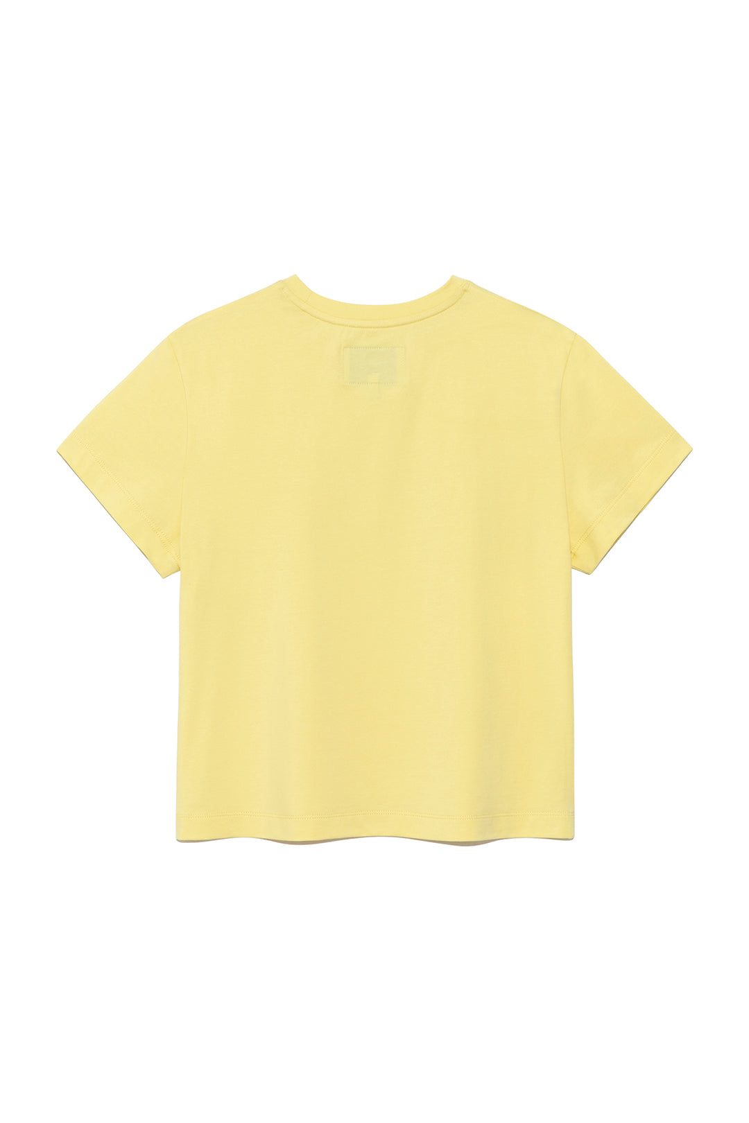 Matin Kim Bubbly Graphic Printing Top — Yellow
