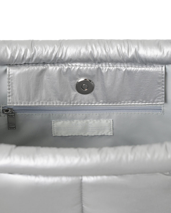 Stand Oil Bubble Bag Mini — Silver