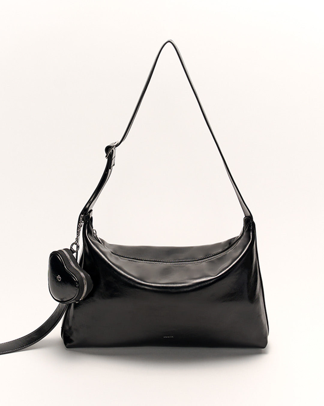 Stand Oil Ooze Bag — Slouchy Crossbody — Black