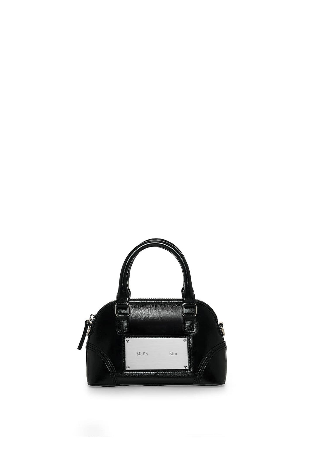 Matin Kim Curve Zip Mini Bag — Black
