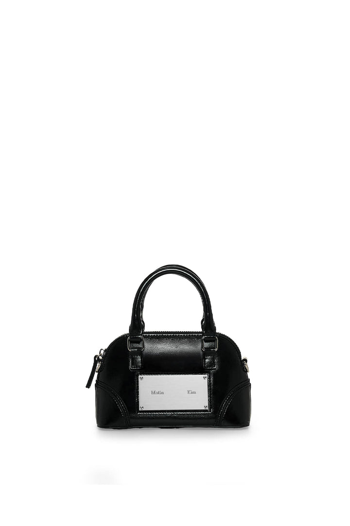 Matin Kim Curve Zip Mini Bag — Black