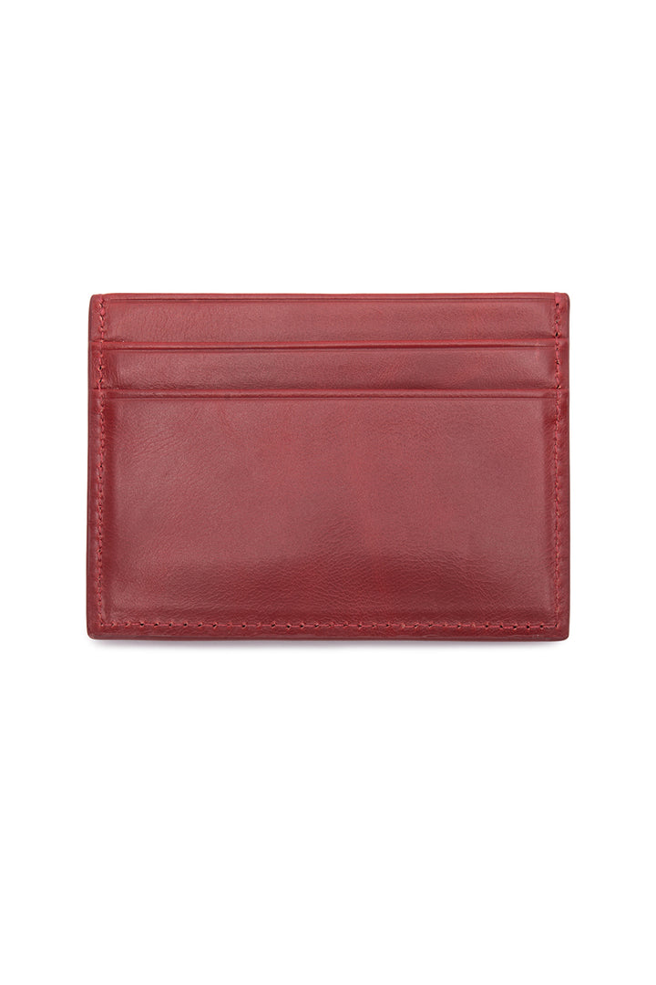 Matin Kim Vintage Card Wallet — Red