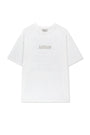 Matin Kim Vintage Lettering Graffiti Top — White