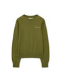 Matin Kim Cashmere Blended Round Knit — Olive