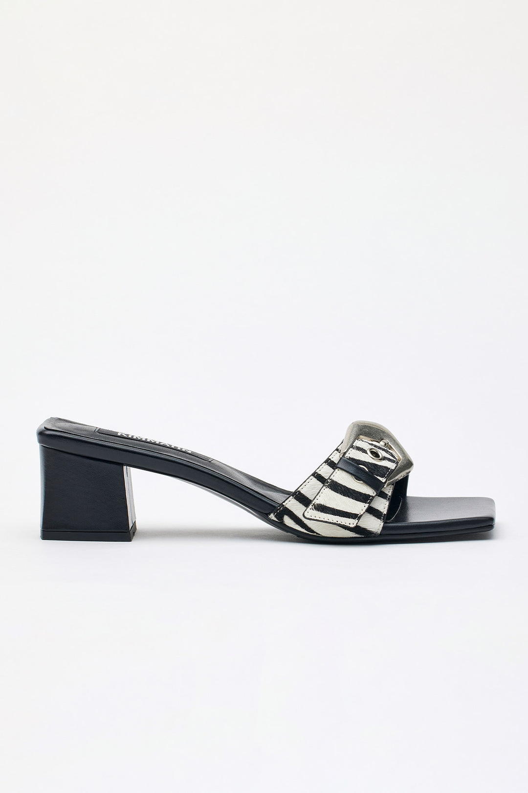 KIMMATIN Buckle Point Slide Heels in Mix