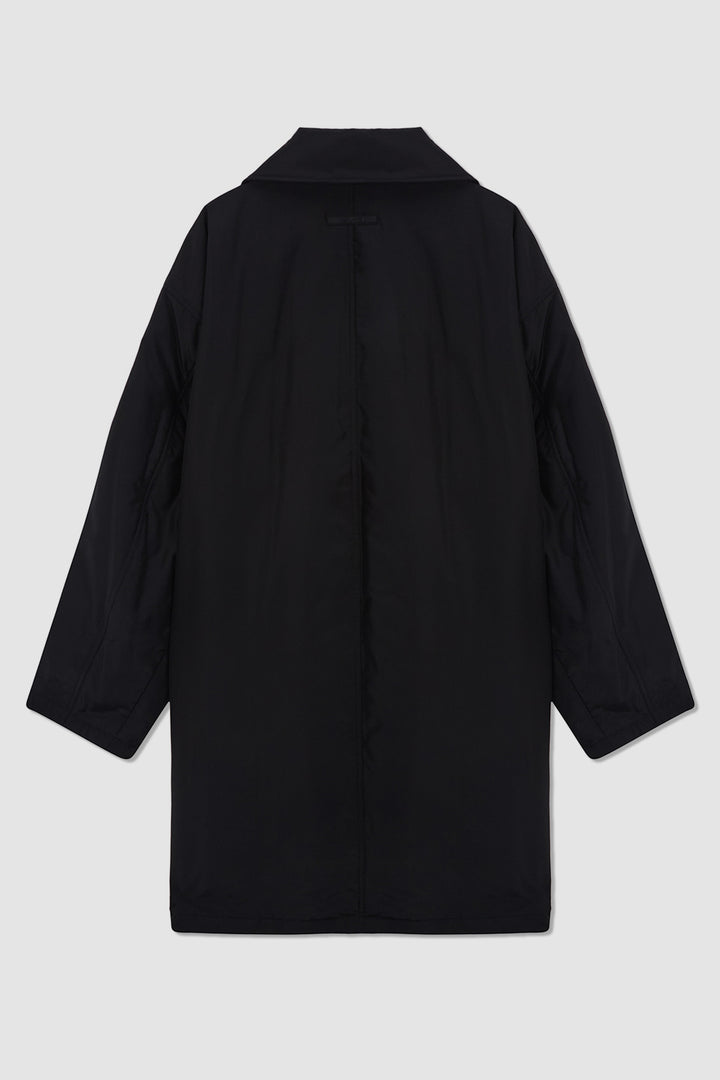 KIMMATIN Highneck Oversize Padded Jumper — Black