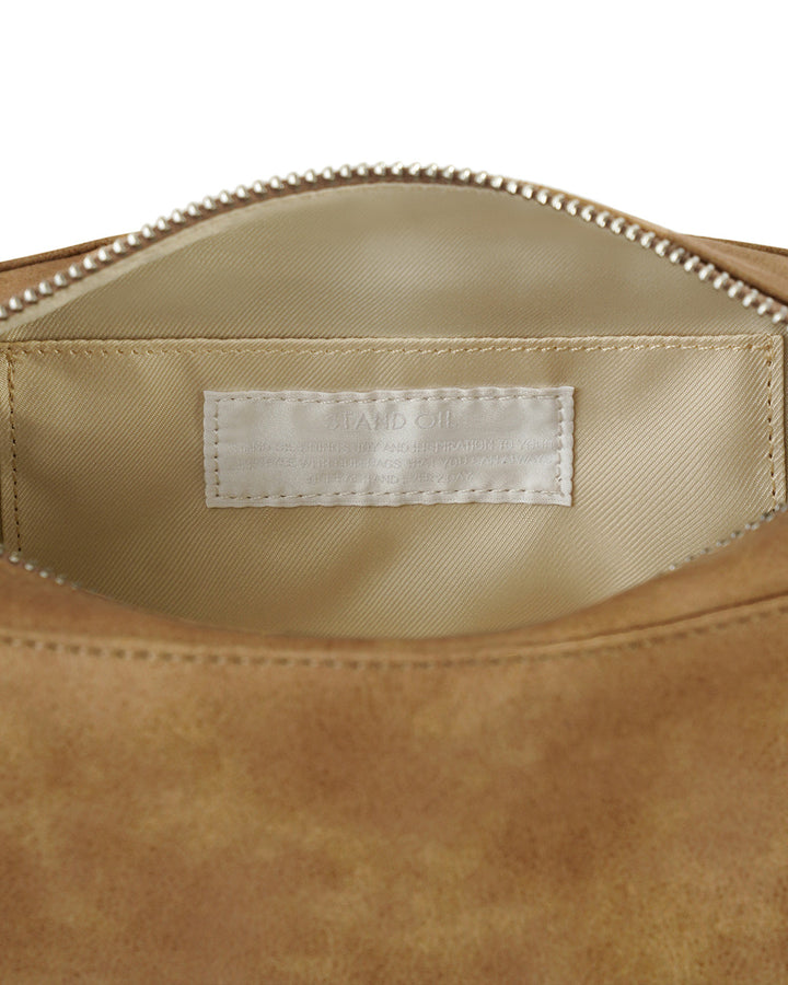 Stand Oil Chunky Bag — Nubuck Crossbody — Camel