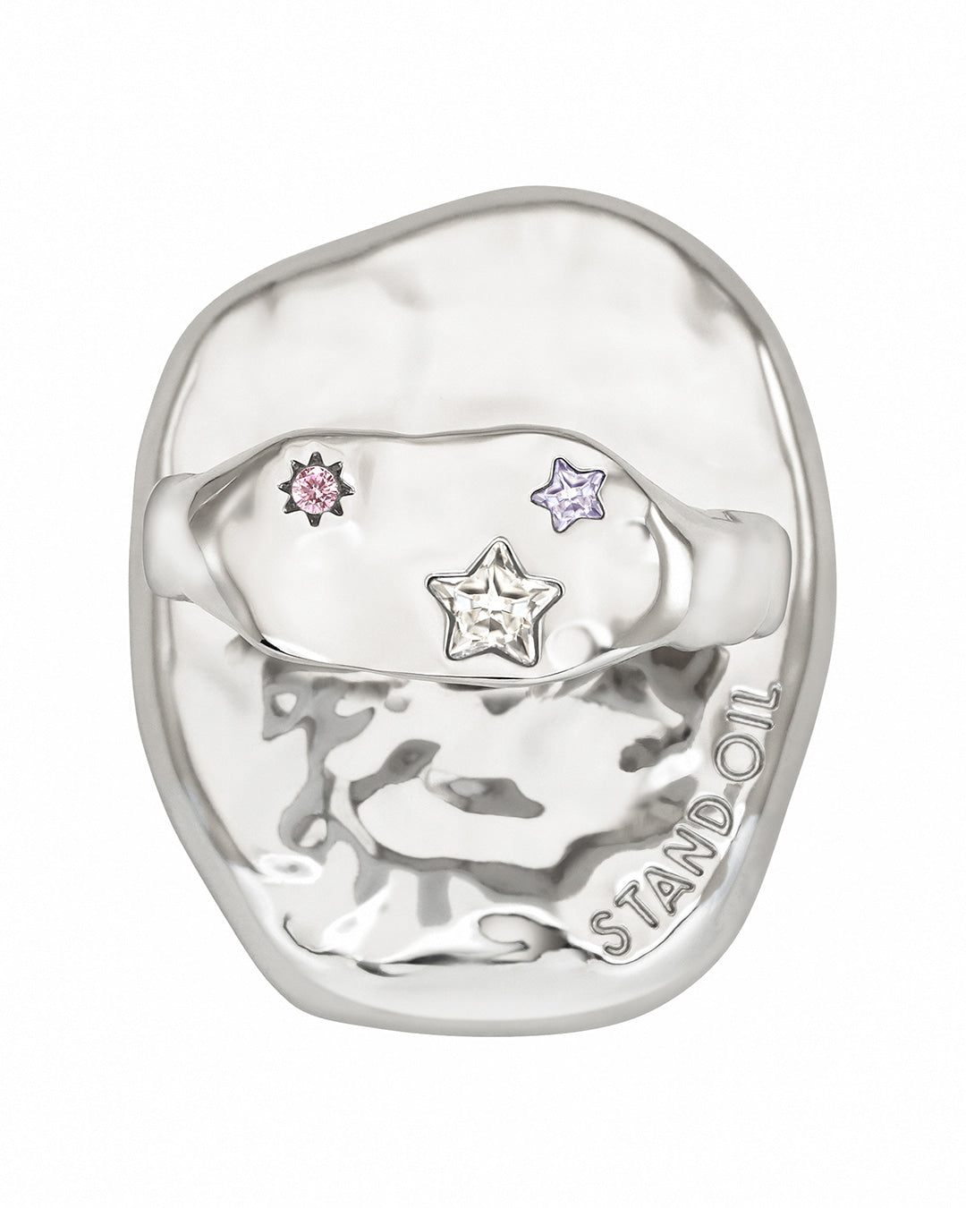 Stand Oil Star Melting Gripring — Silver