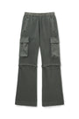 Matin Kim Pigment Dyed Cargo Pants — Charcoal