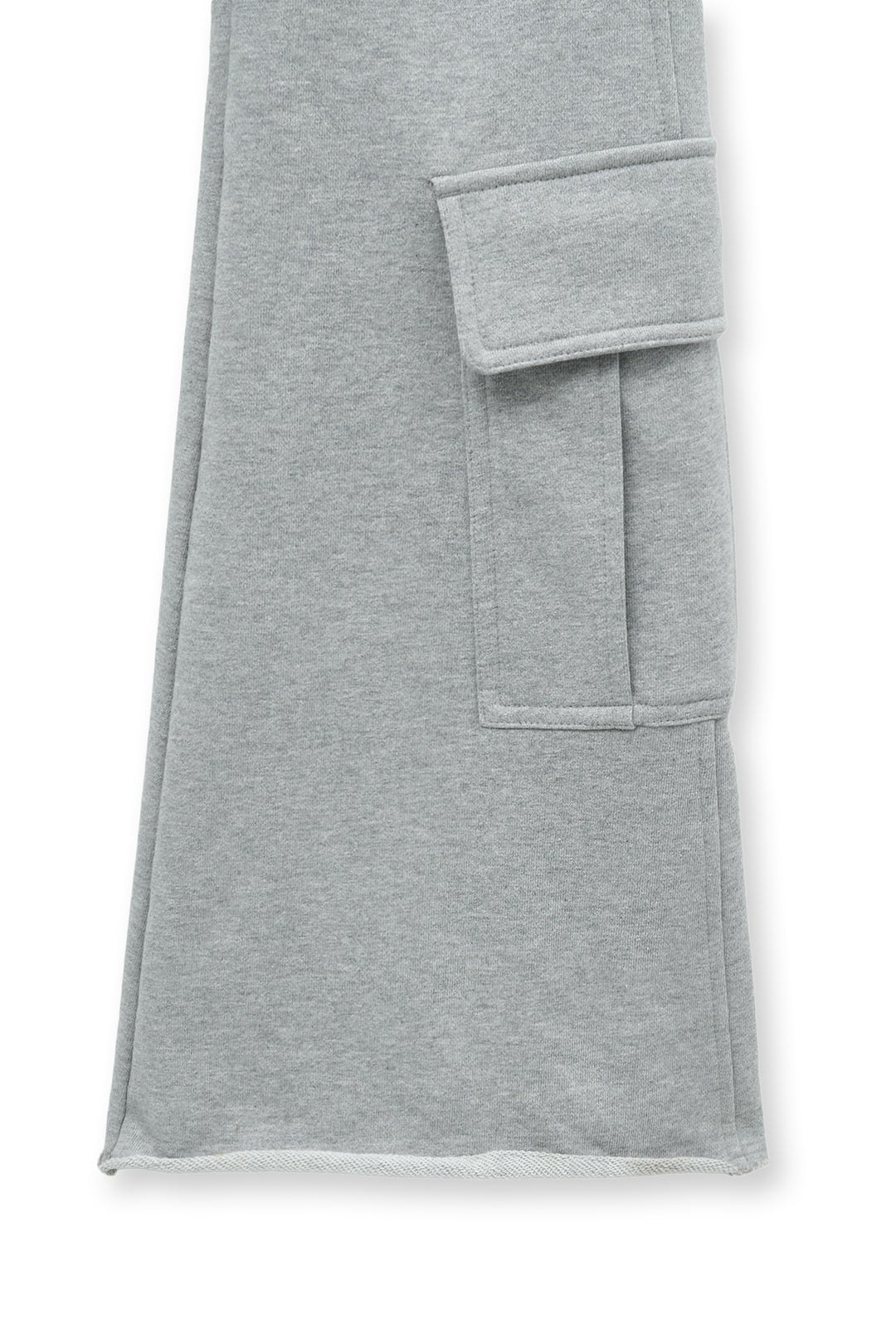 Matin Kim Boots Cut Slim Cargo Sweatpants — Gray
