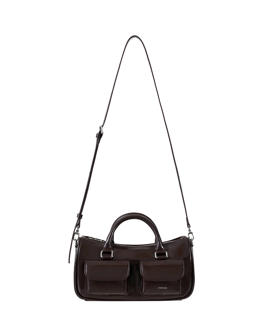 Stand Oil Chubby Half Bag — Maroon