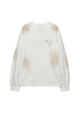 Matin Kim Vintage Washed Logo Top — Ivory