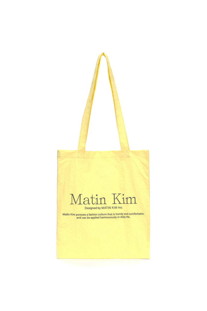 Matin Kim Palette Nylon Eco Bag — Yellow