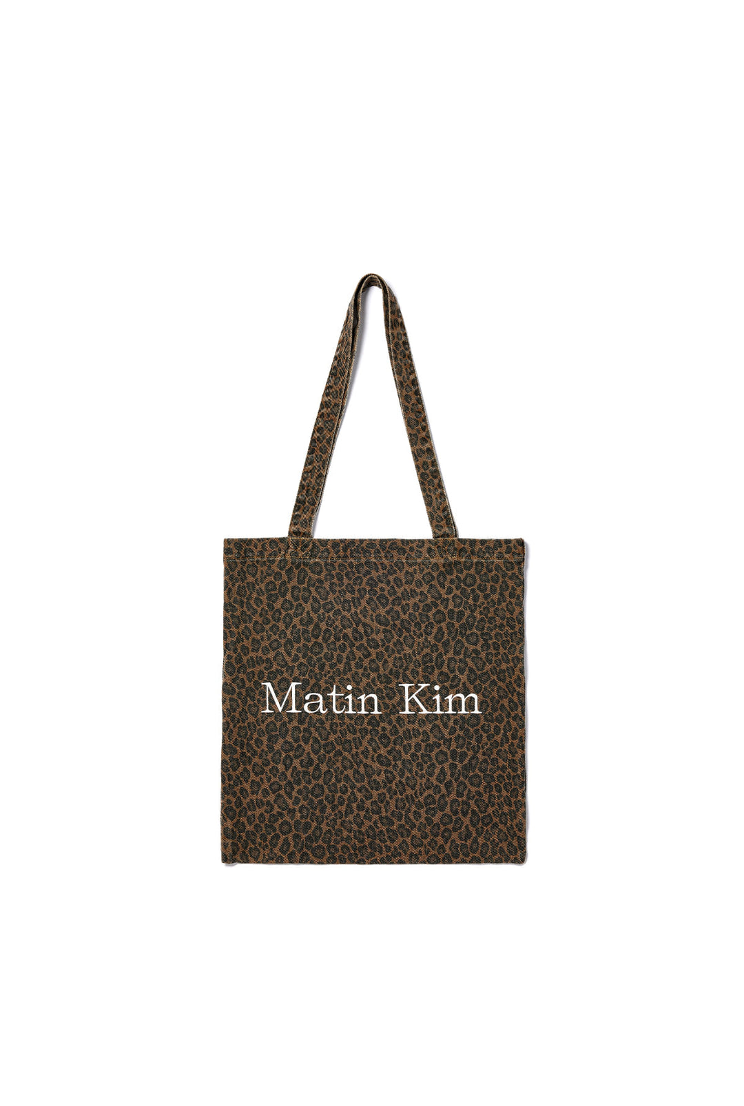 Matin Kim Leopard Eco Bag — Brown