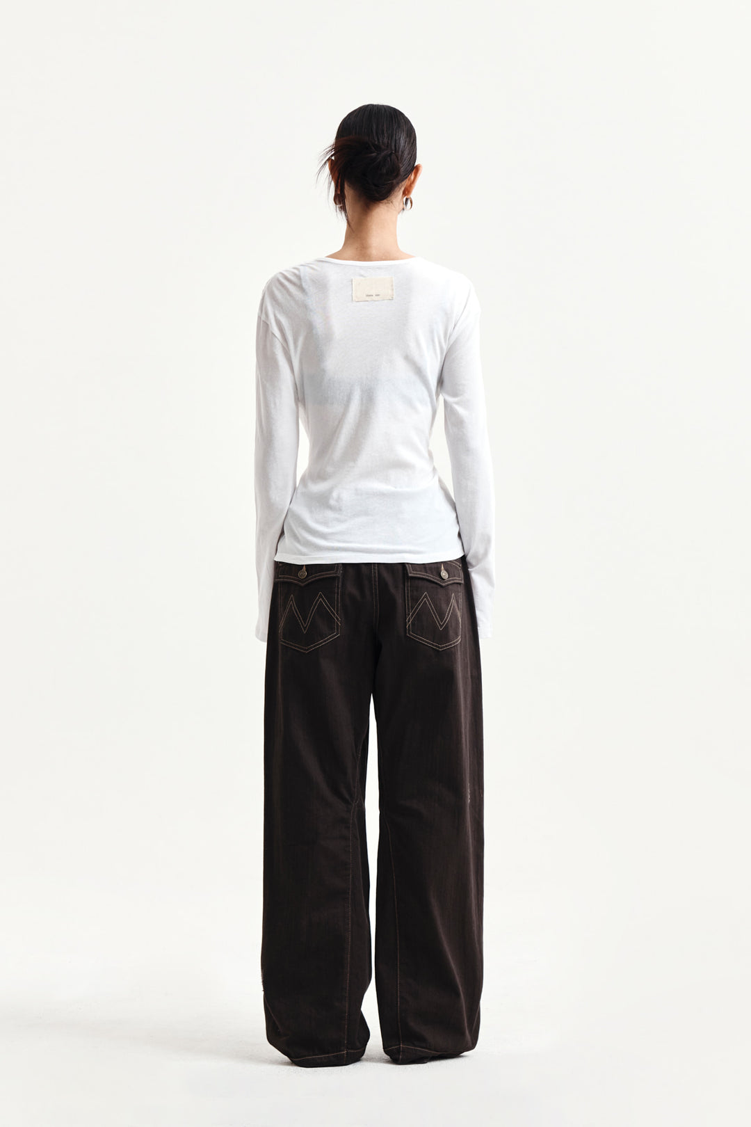 Matin Kim Tied Drapery Top — White
