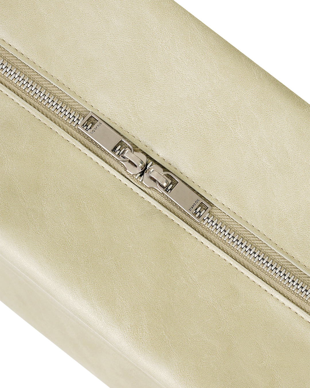 Stand Oil Zuni Bag — Washed Leather Crossbody — Stud Olive