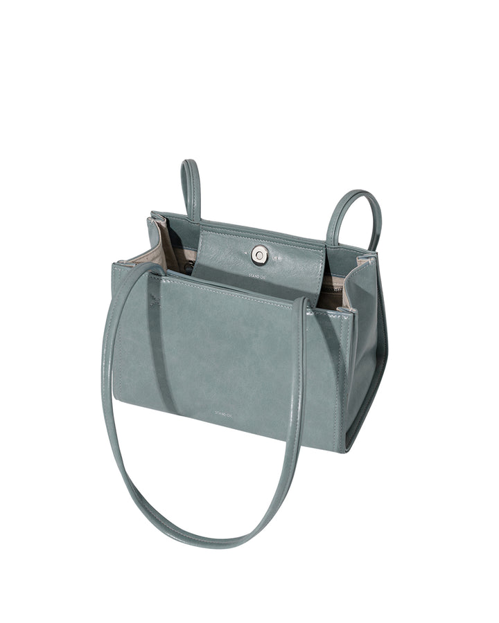 Stand Oil Oblong Tiny Shoulder Bag — Denim Blue
