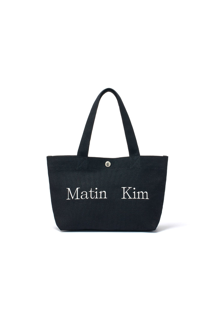 Matin Kim Canvas Mini Tote Bag — Black