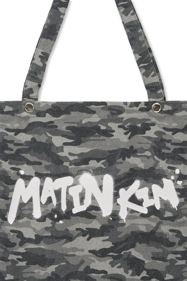 Matin Kim Camouflage Ecobag — Gray