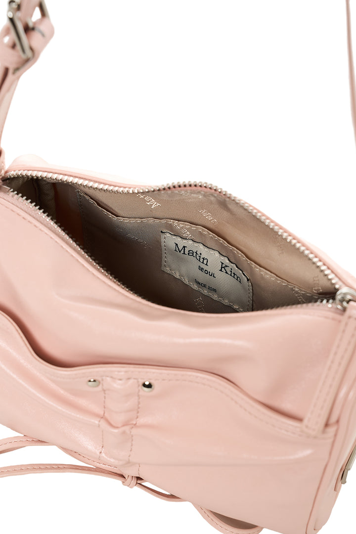 Matin Kim Front Shirring Ribbon Mini Bag — Pink
