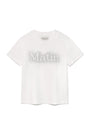 Matin Kim Shadow Typo Top — White