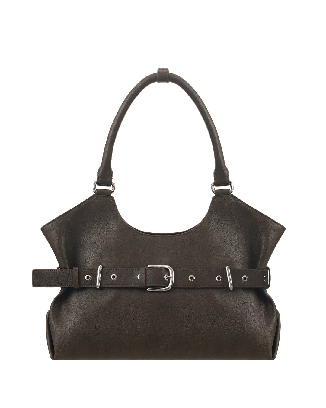 Stand Oil Lene Bag · Wrinkled Leather Crossbody — Brown