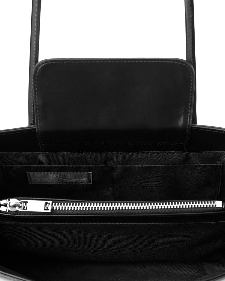 Stand Oil Square Low Bag — Black